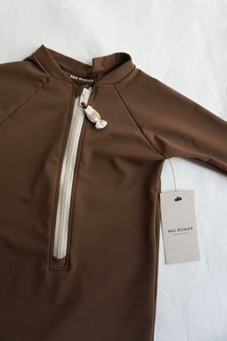 TRAJE DE BAÑO BEBÉ CAFE